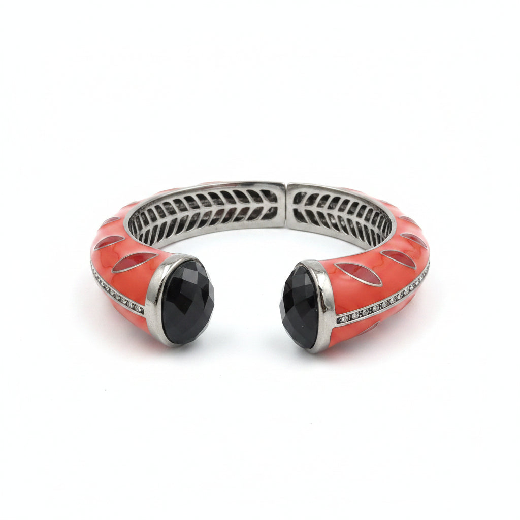 Bracciale Senja Corallo — Collezione Notte Tropicale