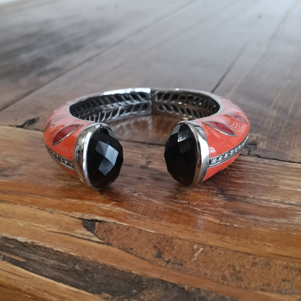 Bracciale Senja Corallo — Collezione Notte Tropicale
